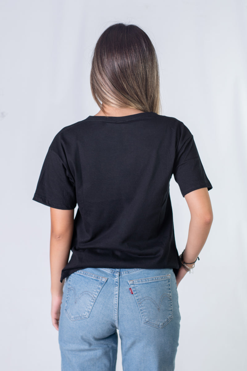 Remera Mujer Ocn Eden Negro 173