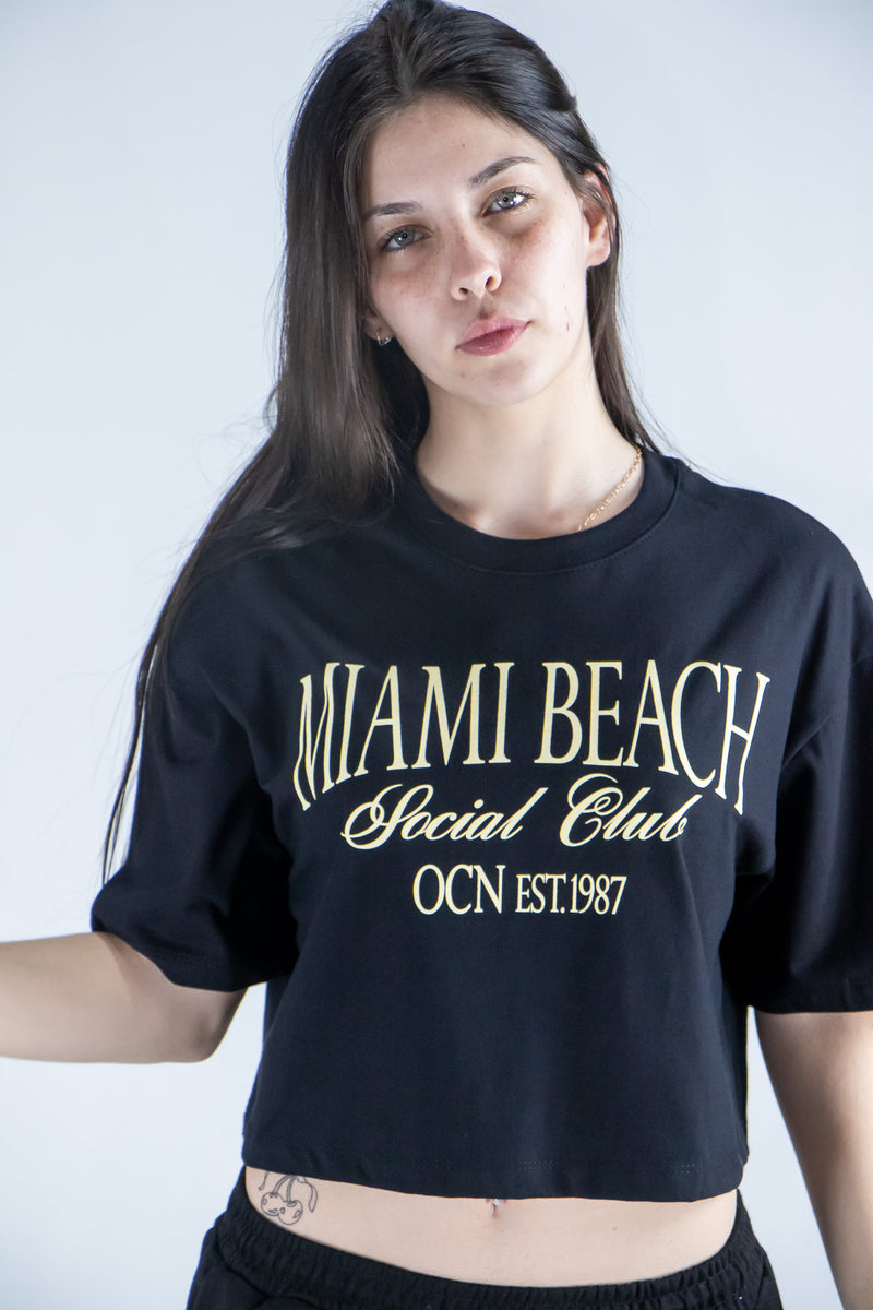 Remera Ocn Mujer Chevy Negro I5