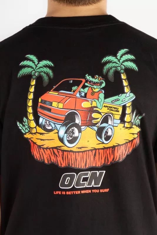 Remera OCN Kids  Premiun Negro (R5)