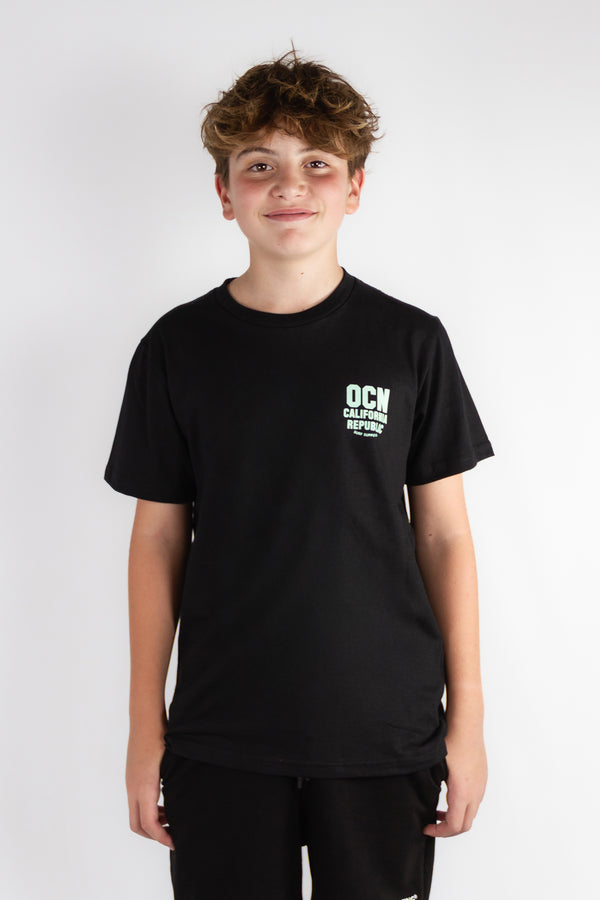 Remera Ocn Kids Original Negro (Q8)