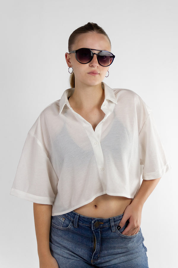 Camisa Ocn Mujer Lina Blanco  (V8)