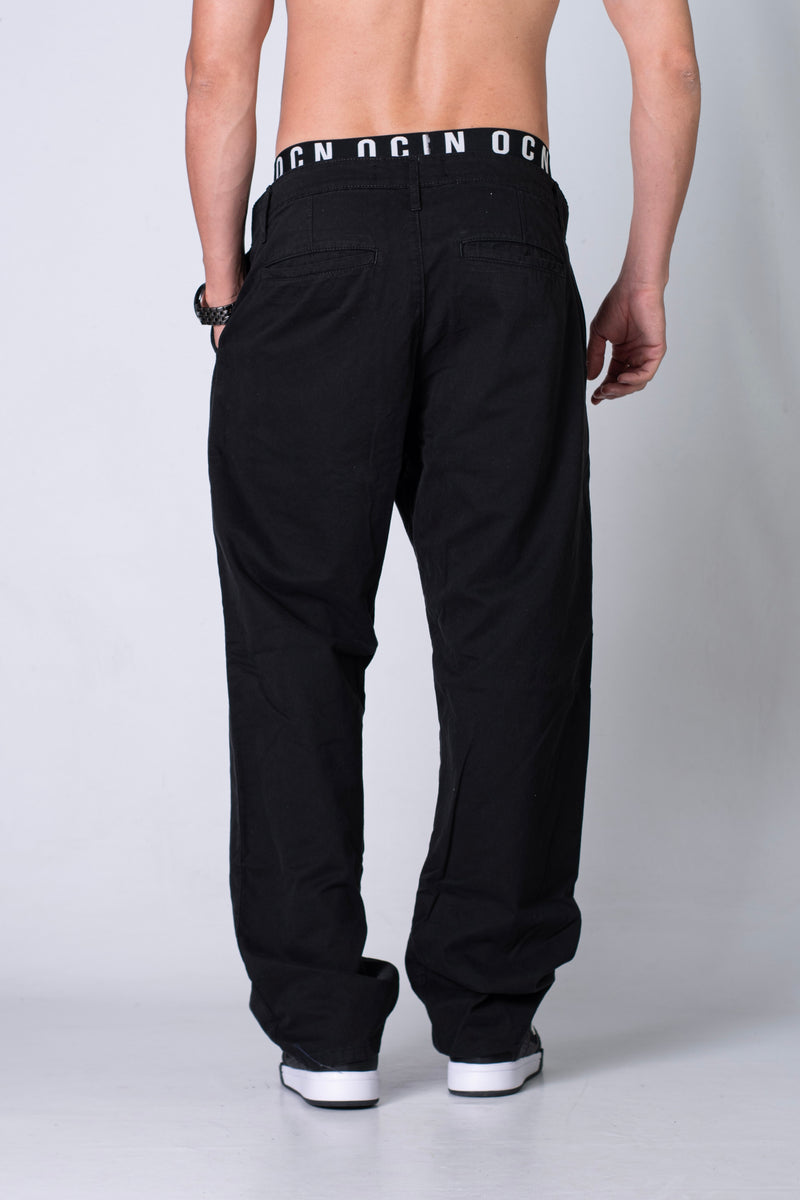 Pantalon Ocn H Rg Rely Chino Negro