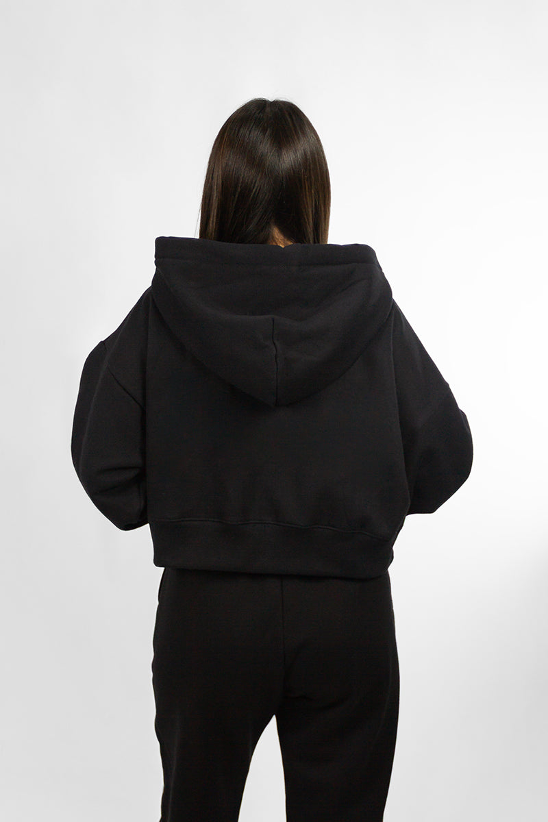 Campera Ocn M Crop Boston 601M6 Negro