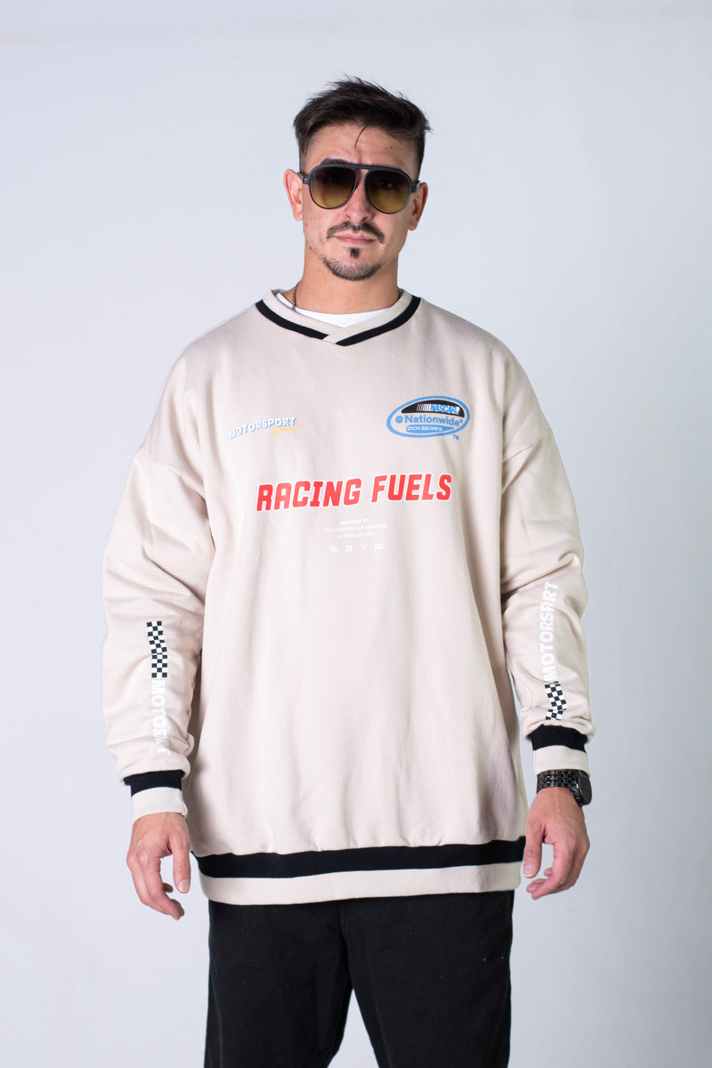 Buzo Ocn H Oversize  Racing Crudo