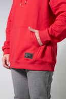 Buzo Dc H Canguro Hood Logo (Roj)