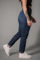 Jean Ocn M RG MOM MID Azul