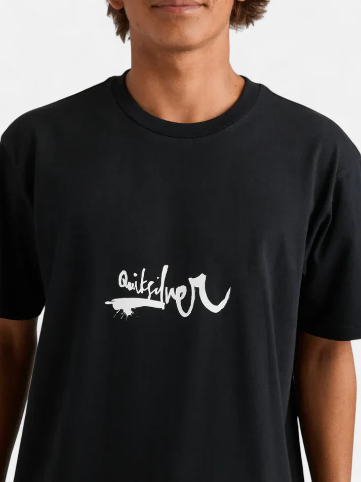 Remera Quiksilver Hombre Impaired Moe Negro