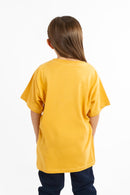 Remera Quiksilver Kids  All Lined Up Amarillo