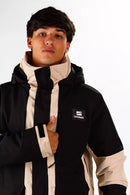Campera de Nieve Ocn Snow Importado Negro/Beige