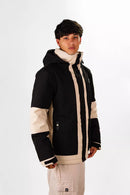 Campera de Nieve Ocn Snow Importado Negro/Beige