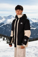Campera de Nieve Ocn Snow Importado Negro/Beige