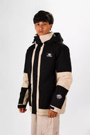 Campera de Nieve Ocn Snow Importado Negro/Beige