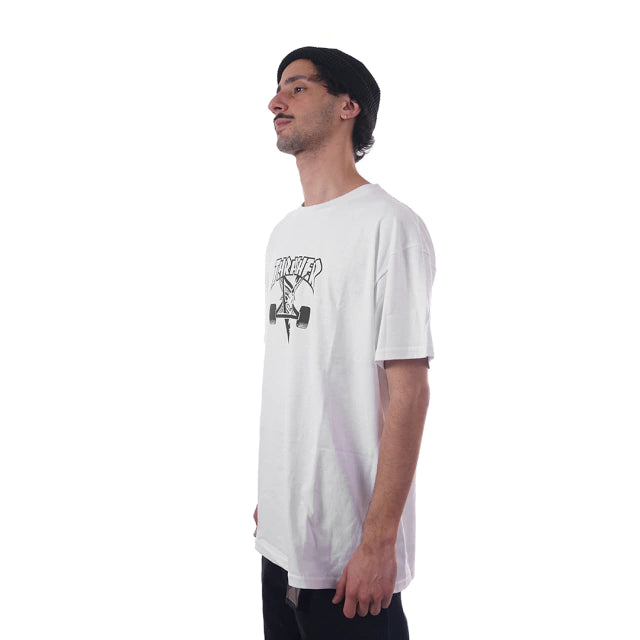 Remera thrasher online blanca