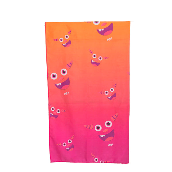 Toalla Mibi Monsters Pink 1.50 x 0.90