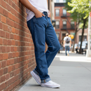 Jean Levis 505 Regular Fit Mid Azul