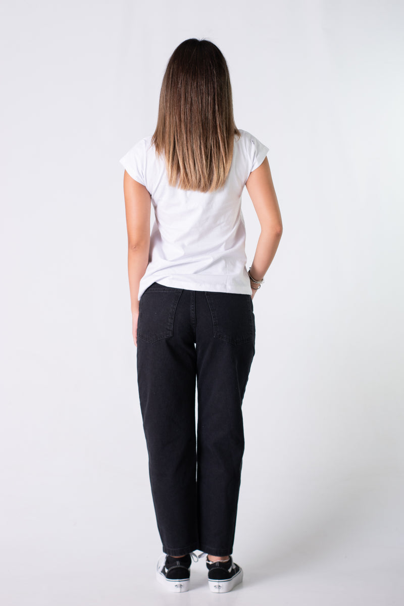 Jean Volcom Mujer Vol G Je Hi Mom Blue/Black