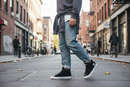 Zapatillas Vision Canvas Black White