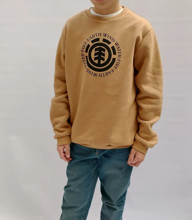 Buzo Element Seal Crew De KIDS C Ocre