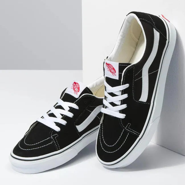 Zapatillas Vans Sk8 Low Black True White Negro