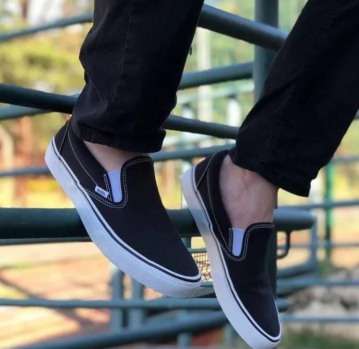 Vans slip on hombre negro hotsell