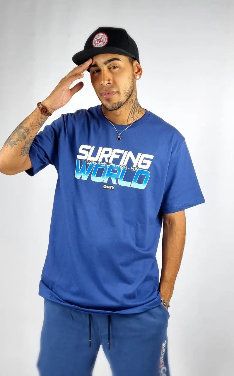 Remera Ocn Premium Azul