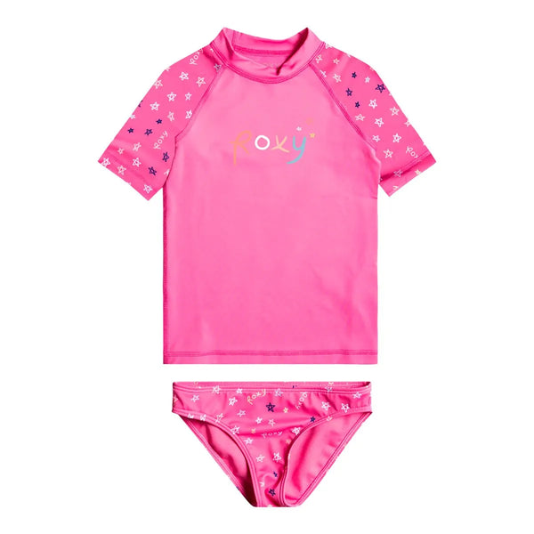 Set Roxy Lycra Mc Tiny Stars Rosa UV o