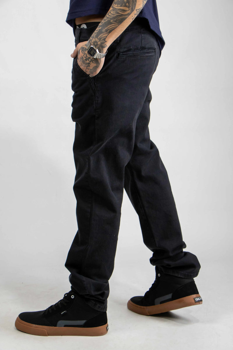 Pantalon Ocn H Chino C Negro