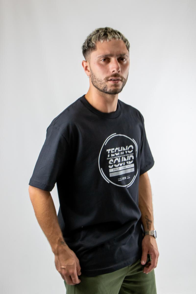 Remera Ocn Rmc H Original Negro 137 Techno Sound