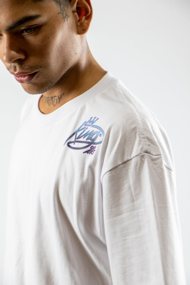 Remera King Of Art Rmc Hombre Urban Shirt Blanco 194