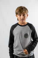 Remera Manga Larga Rip Curl Kids Te Ml Ranglan Wettie