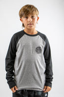 Remera Manga Larga Rip Curl Kids Te Ml Ranglan Wettie