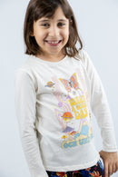 Remera Manga Larga Ocn Kids Jackie Crudo 094 Beige
