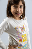 Remera Manga Larga Ocn Kids Jackie Crudo 094 Beige