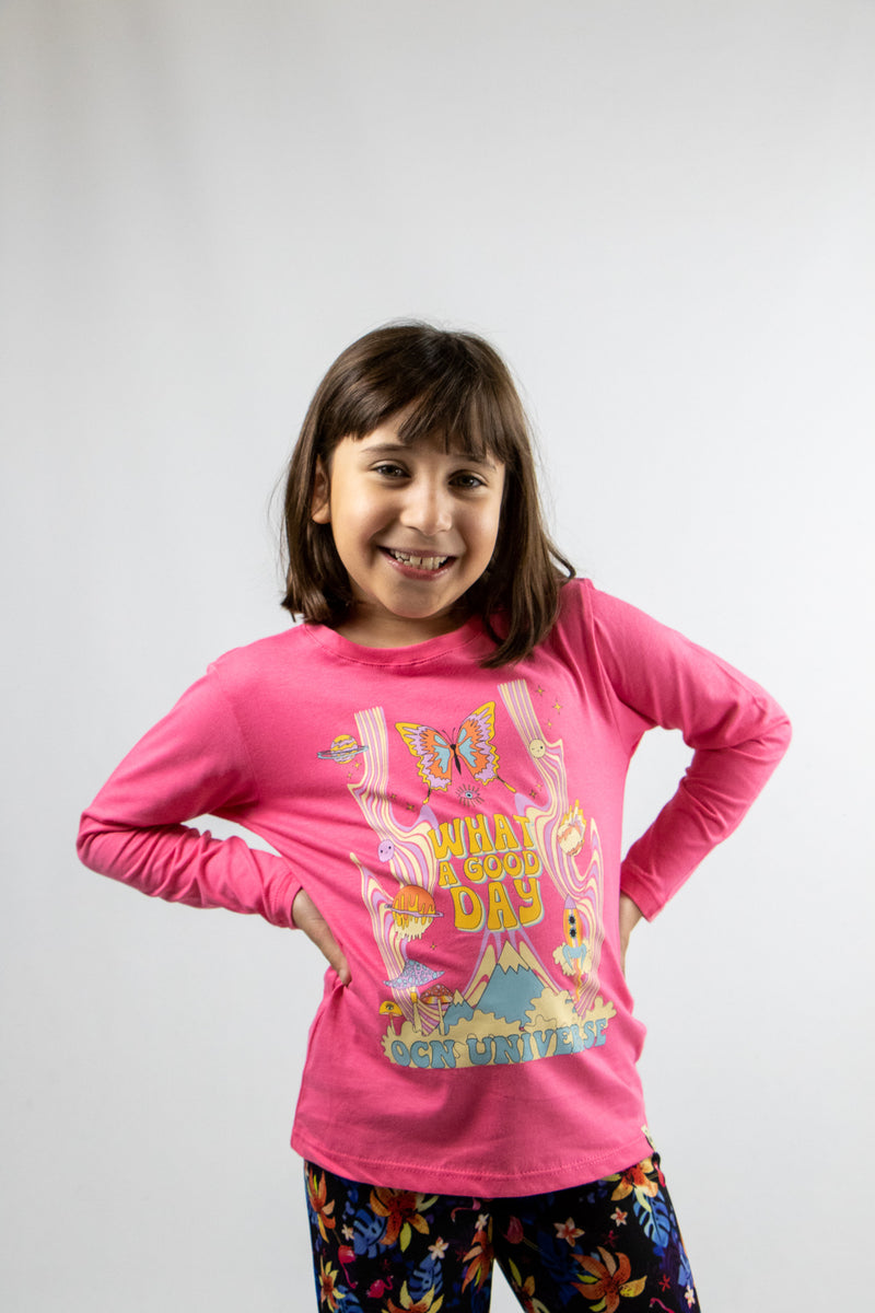 Remera Ocn Rml Na Jackie Hot Pink 094 Rosa KIDS