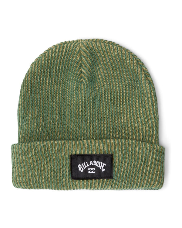 Gorro De Lana Billabong Arch Patch Beanie Verde