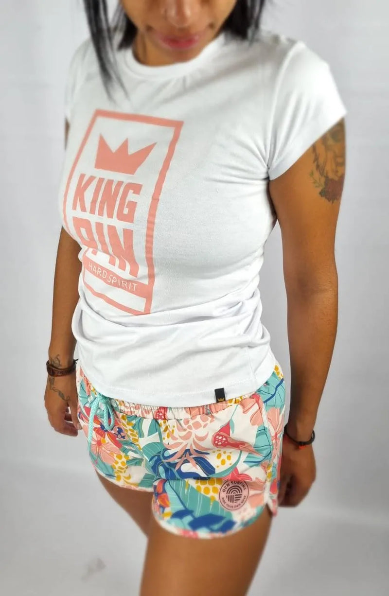 Remera Kingpin Cuadrado Blanco
