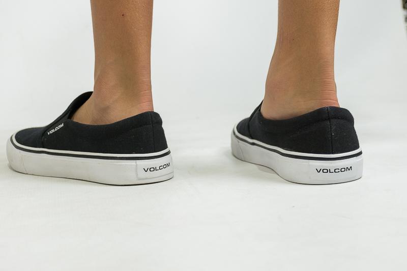 Zapatillas Volcom Y Slip On Morph 02 Negro