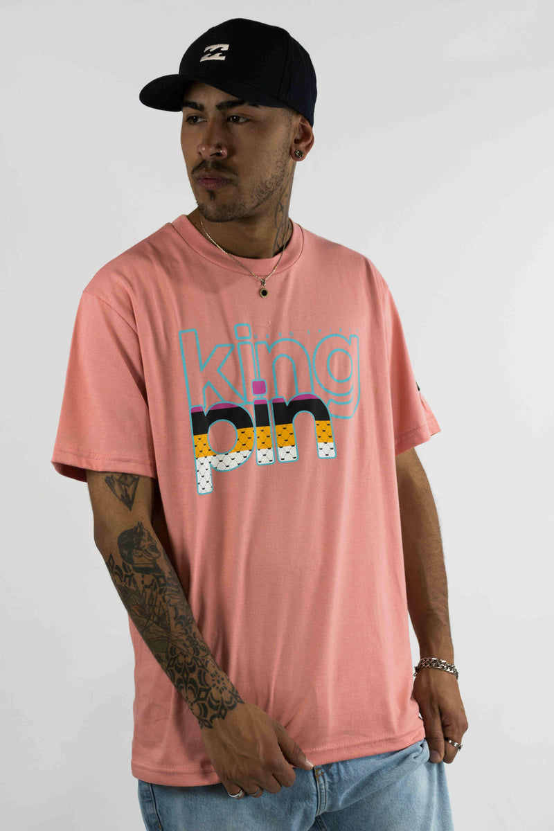 Remera Kingpin Rmc H Diseño Rosa