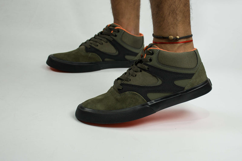 Zapatillas DC Vulk Mid (Armm) Verde Negro Naranja