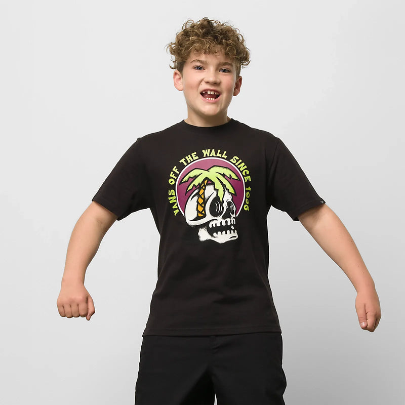 Remera Vans Palm Visionary Boys Negro