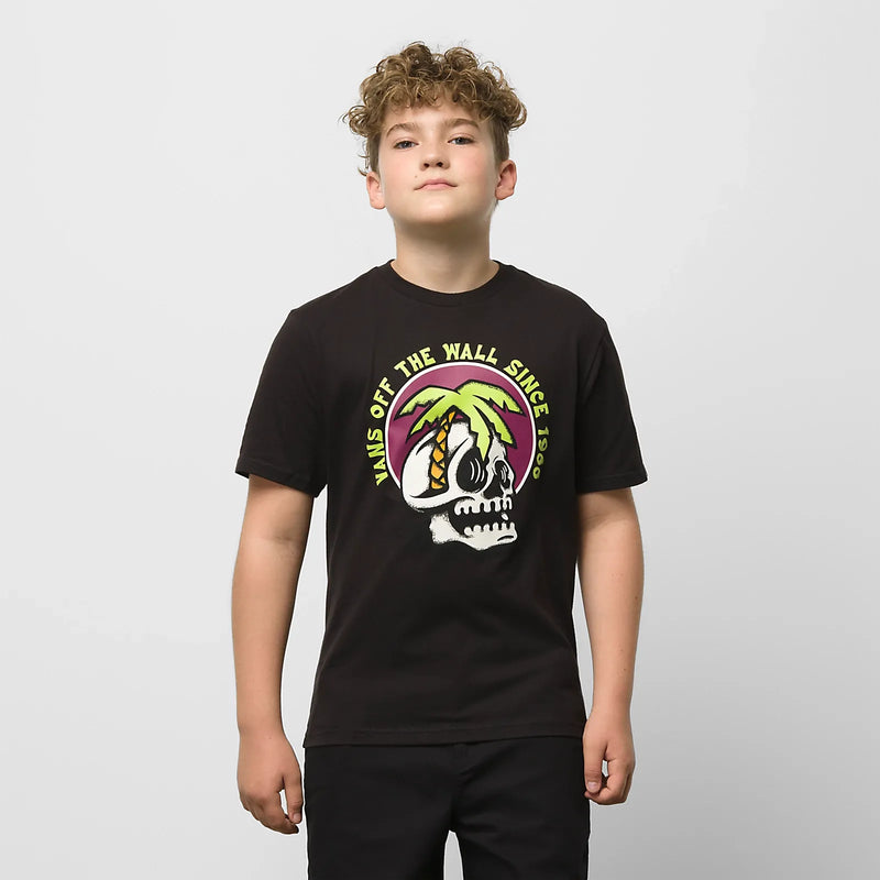 Remera Vans Palm Visionary Boys Negro