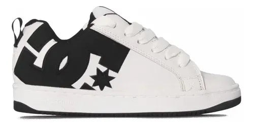 Zapatillas Dc Court Graffik Ss White Black