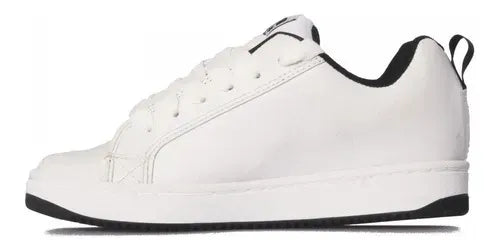 Zapatillas Dc Court Graffik Ss White Black