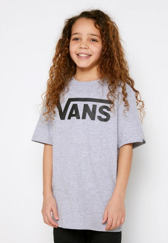 Remera Vans Classic Logo Gris Unisex KIDS