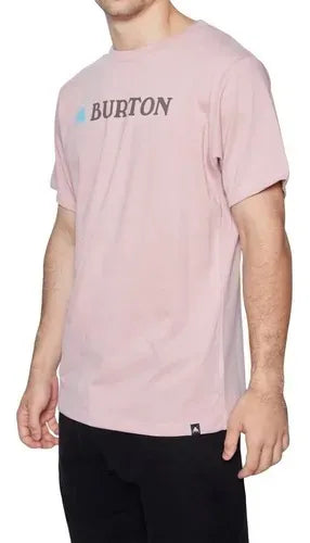 Remera Burton Corp Logo Horizont Rosa