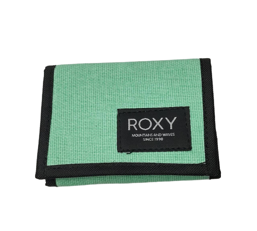 Billetera Roxy Yourself Stripes Solid Verde