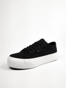 Zapatillas Dc M Manual Tx Plataforma Negro Blanco