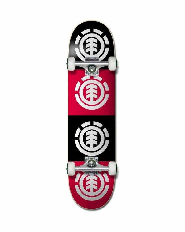 Skate Element Quadrant Completo Negro Rojo 8.0