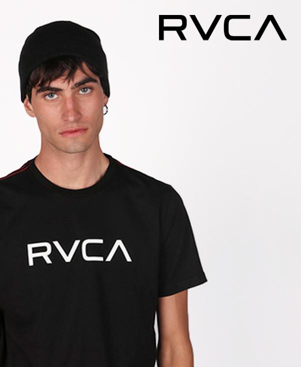 Remera Rvca Negra Mid Tee