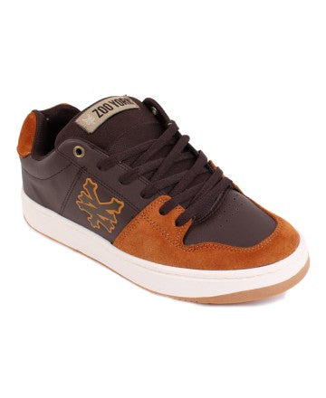 Zapatilla Zoo York Zyk Ox Queens Lth Brown